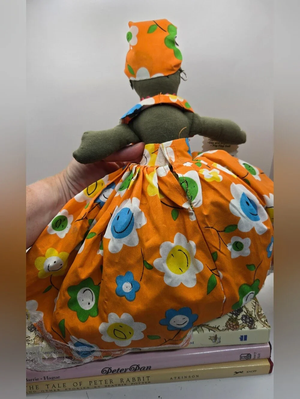 Vintage Island Dolls St. Lucia Souvenir Topsy Turvy Doll